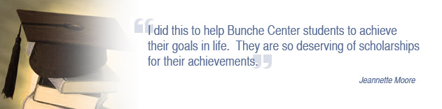 I did this to help Bunche Center students to achieve their goals in life.