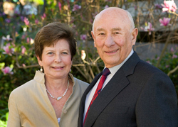 Meyer and Renee Luskin standing together